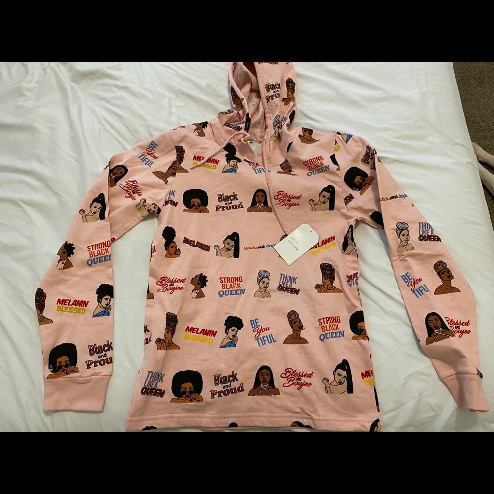 Pink “Black queen” sweatshirt